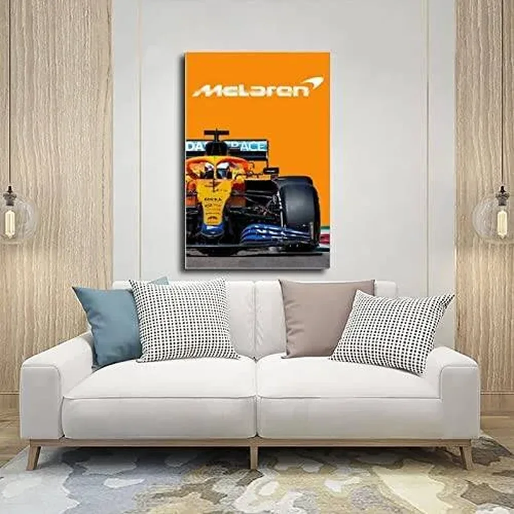 ALAYRA Mclaren poster Formular One Poster F1 Walls Canvas Car Posters Wall Art Canvas For Boys Room Vintage Unframe-style 16x24inch(40x60cm) 03 - Image 4