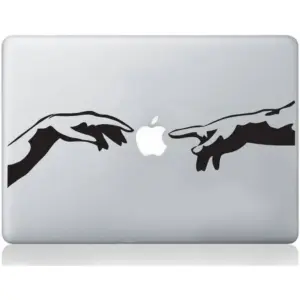 ALAYRA Michelangelo Creation of Adam Italian Hands mac Sticker Apple MacBook Laptop Decal Art Vinyl Art 01