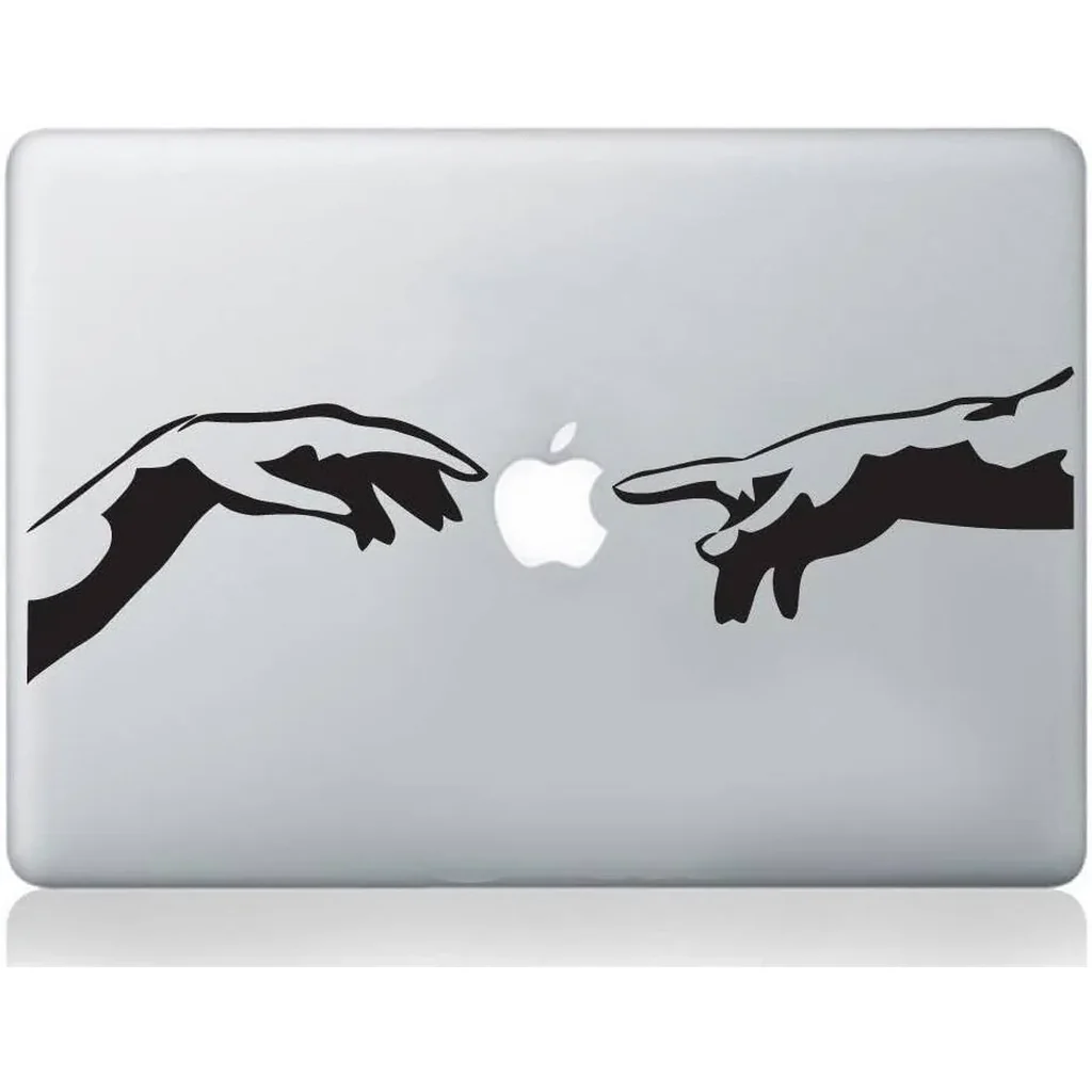 ALAYRA Michelangelo Creation of Adam Italian Hands mac Sticker Apple MacBook Laptop Decal Art Vinyl Art 01