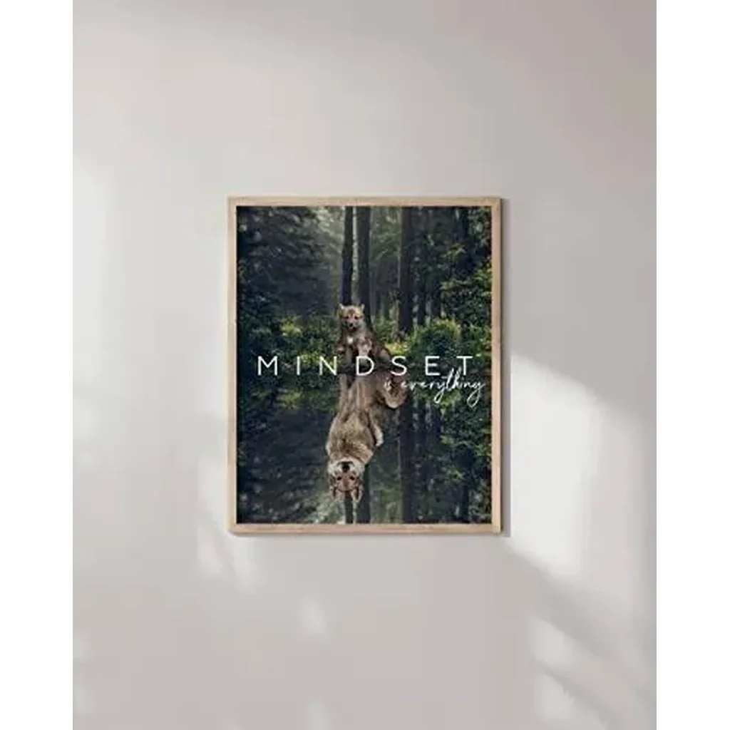 ALAYRA Mindset Is Everything Wall Art - Motivational Posters For Office, Classroom Inspirational Posters for Motivational Art Prints, Inspirational Quotes (Unframed, 12x16) 01 - Image 4