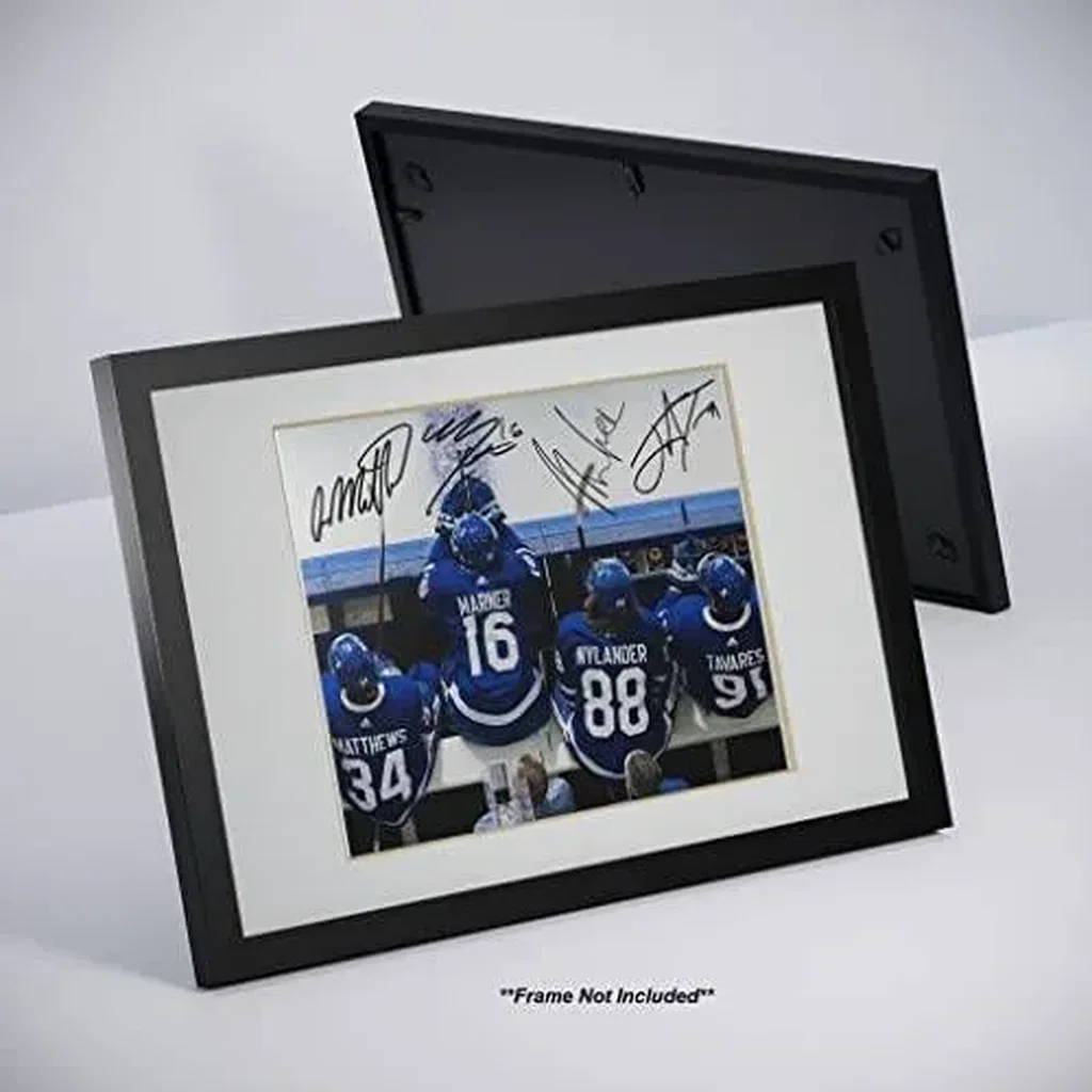 ALAYRA Mitch Marner Auston Matthews William Nylander John Tavares Signed Photo Autograph Print Wall Art Home Decor 01 - Image 2