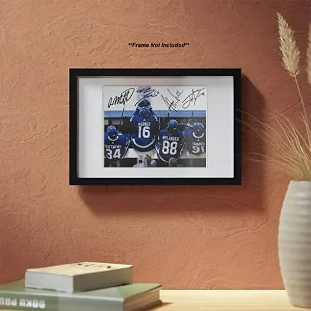 ALAYRA Mitch Marner Auston Matthews William Nylander John Tavares Signed Photo Autograph Print Wall Art Home Decor 01 - Image 3