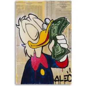ALAYRAMonopolys Smell Money Poster Modern Canvas Art for Family Bedroom, Living Room Unframed (16x24 Inch) 01