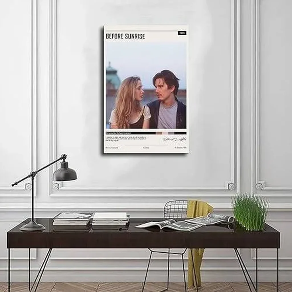 ALAYRA Movie Poster Before Sunrise Canvas Poster Unframe12x18inch(30x45cm) 01 - Image 2