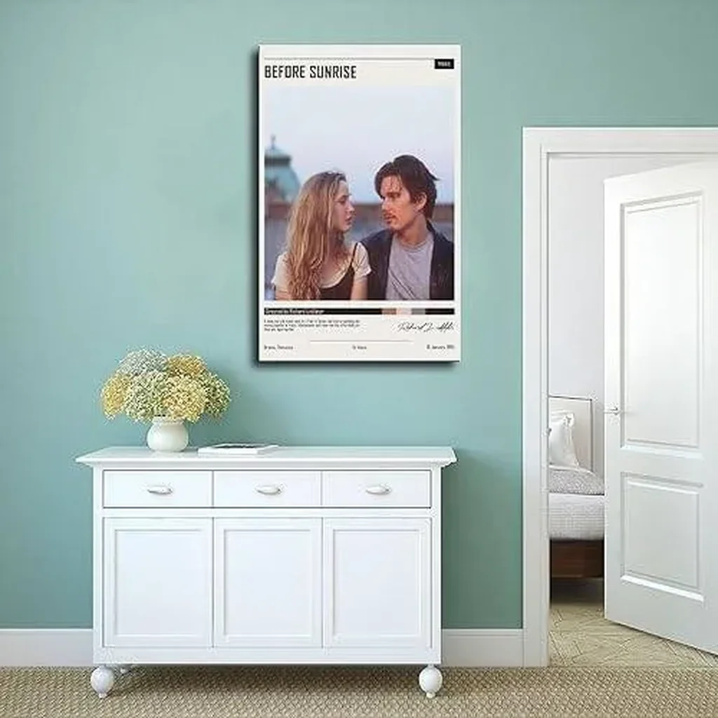 ALAYRA Movie Poster Before Sunrise Canvas Poster Unframe12x18inch(30x45cm) 01 - Image 3