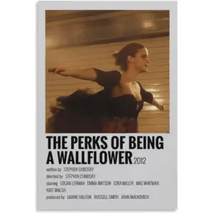ALAYRA Movie Poster The Perks Of Being A Wallflower HD Canvas Prints Wall Art Room Aesthetics Decor 12x18inch(30x45cm) 01