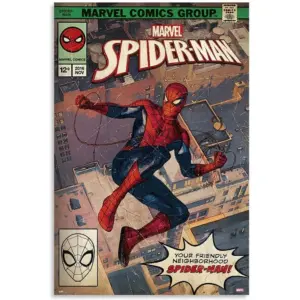 ALAYRA Movie Spider-Man Poster For Room 08X12INCH Unframed Wall Art For Boy Dormitory Decoration Morden Home Vintage Classic Movie Picture Cool Poster For Child's Room 01
