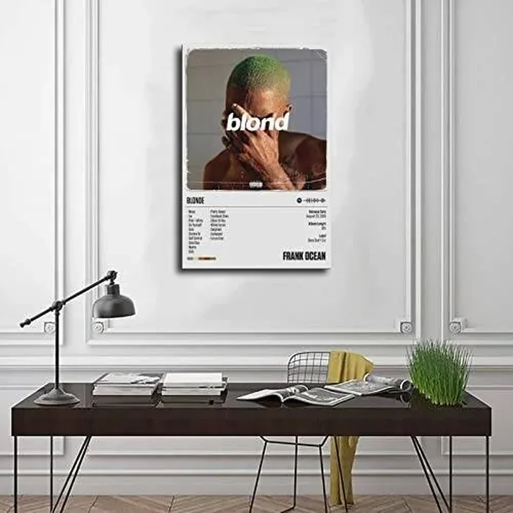 ALAYRA Music Poster Blonde By Frank (2) Canvas Poster Wall Art Decor Print Picture Paintings for Living Room Bedroom Decoration Unframe 16x24inch(40x60cm) 01 - Image 2
