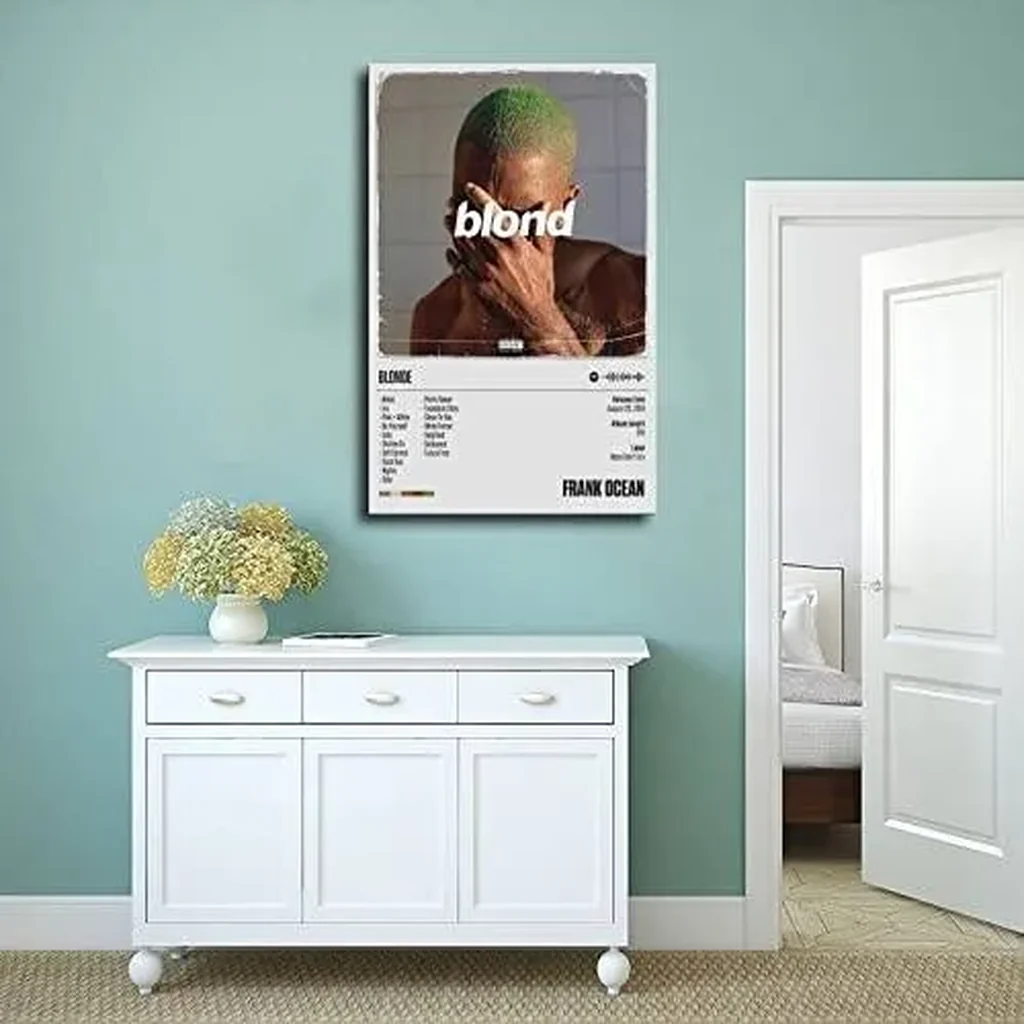 ALAYRA Music Poster Blonde By Frank (2) Canvas Poster Wall Art Decor Print Picture Paintings for Living Room Bedroom Decoration Unframe 16x24inch(40x60cm) 01 - Image 3