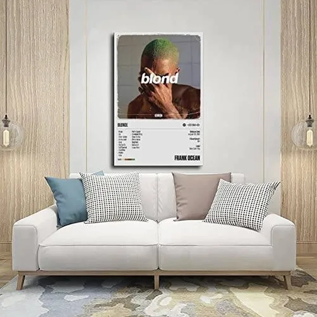 ALAYRA Music Poster Blonde By Frank (2) Canvas Poster Wall Art Decor Print Picture Paintings for Living Room Bedroom Decoration Unframe 16x24inch(40x60cm) 01 - Image 4