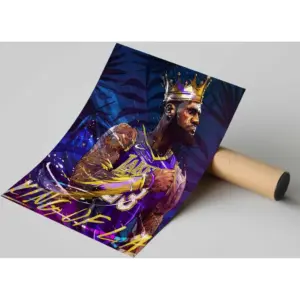 ALAYRA NBA Basketball motivational room wall Poster (12 X 18 Inch, Multicolour) Unframed 01