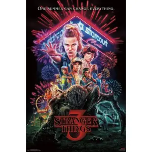 ALAYRA Netflix Stranger Things Season 3 - One Sheet Wall Poster, 22.375" x 34", Unframed Version 01