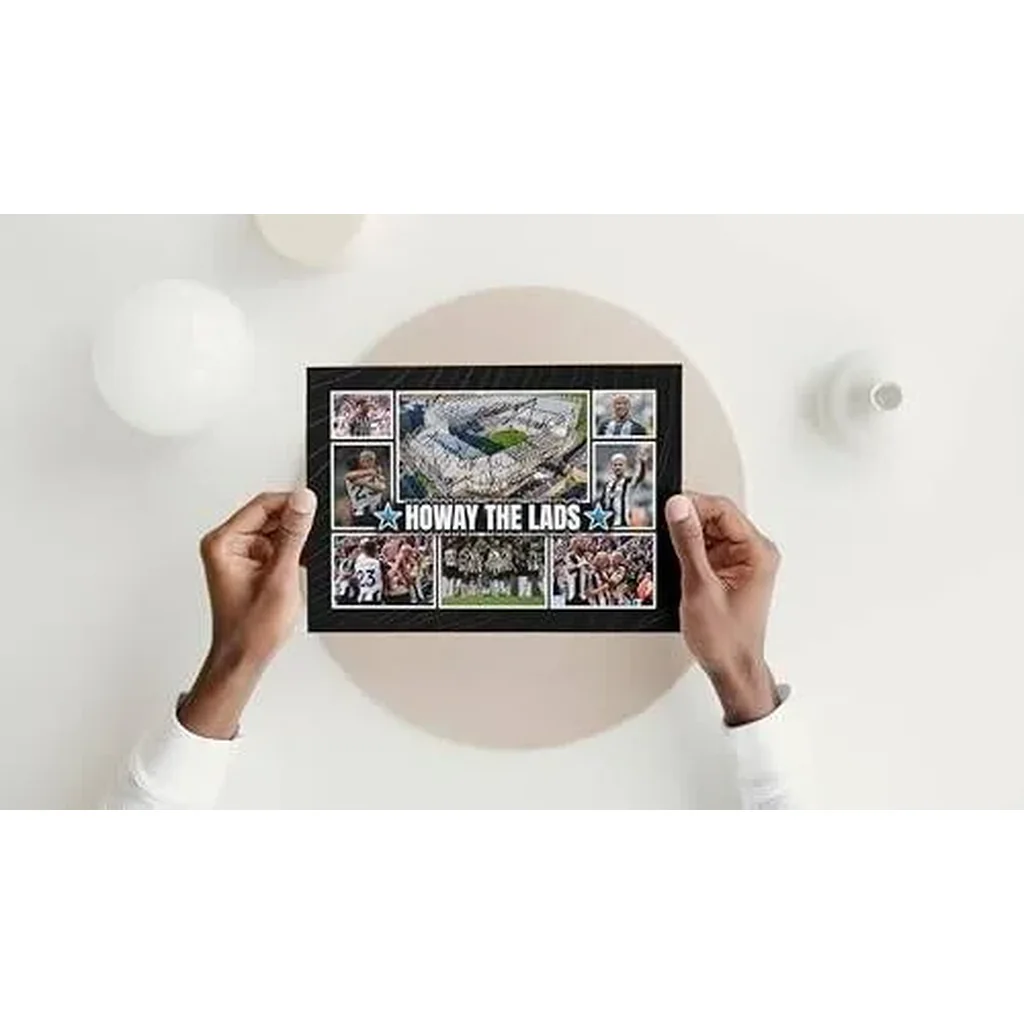 ALAYRA Newcastle United ' Howay The Lads ' 2024/5 Team Football Players Multi Signed A4 Montage Photo Print Which Would Make A Great Gift For Any Fan. 01 - Image 2