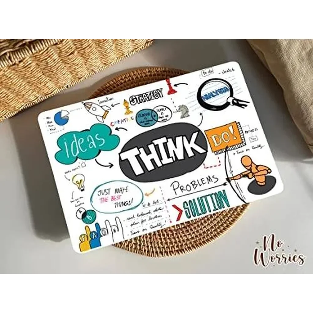 ALAYRA NoWorries - Creative Thoughts Motivational Quotes Scratch-Free Vinyl ( Grayback Vinyl) Laptop Skin/Sticker for 15.6inch/14inch Laptops Size -10x15inches, Customizable" 01 - Image 2