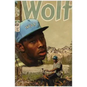 ALAYRA Okeymed Poster Music Wolf Album Cover Posters Canvas Poster Bedroom Decor Sports Landscape Office Room Decor Gift Unframe16x24inch(40x60cm) 01