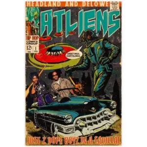 ALAYRA Okeymed Rapper Posters Atliens Music Cover Canvas Poster Wall Art Decor Print Picture Paintings for Living Room Bedroom Decoration Unframe16x24inch(40x60cm) 01