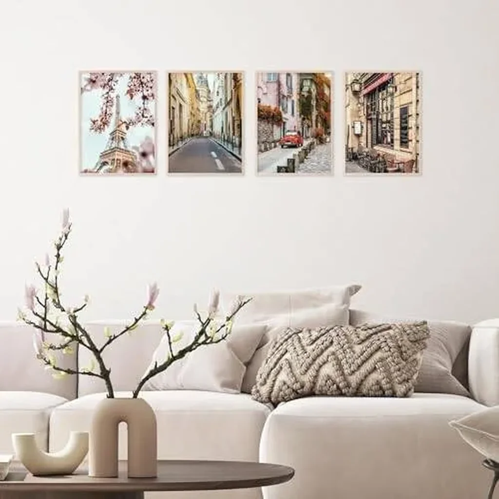 ALAYRA Paris Wall Art Posters- Paris Room Decor - Unframed Set of 4 (8x10) 01 - Image 3
