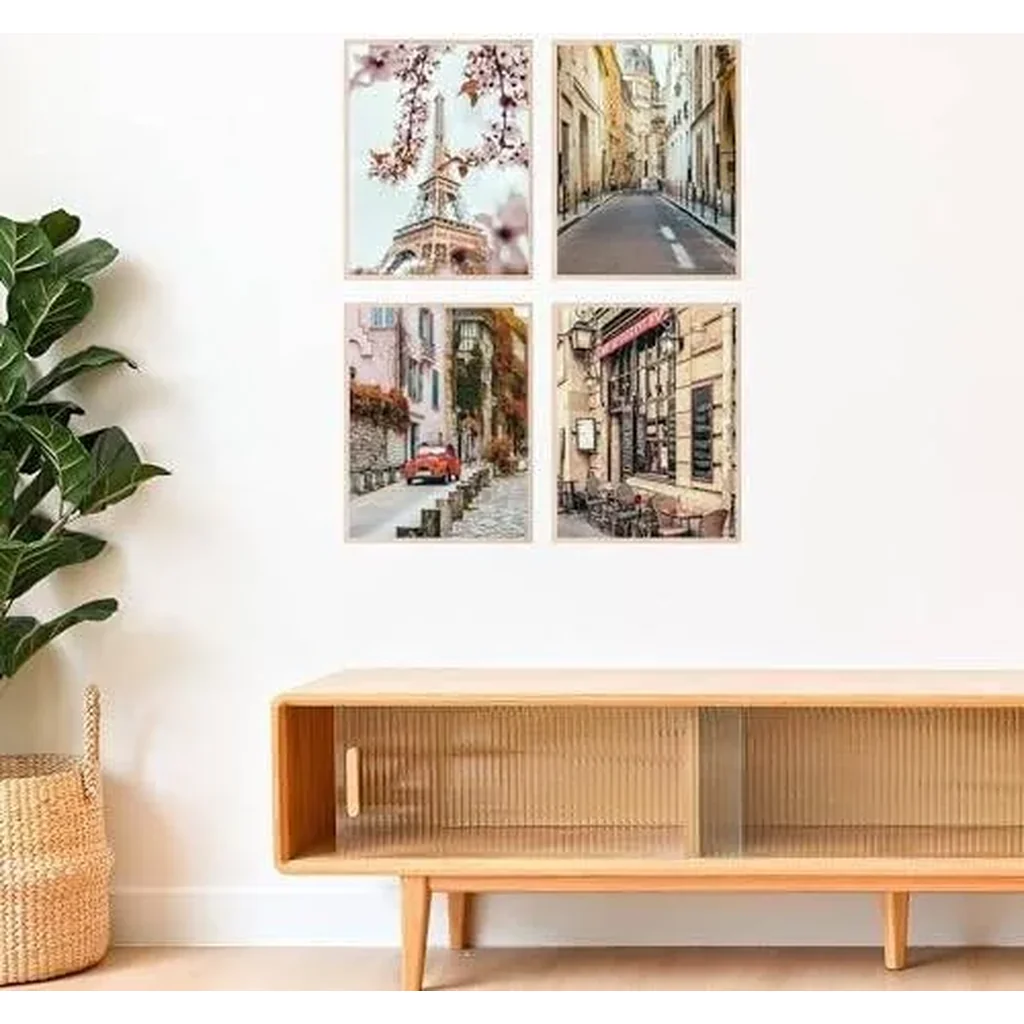 ALAYRA Paris Wall Art Posters- Paris Room Decor - Unframed Set of 4 (8x10) 01 - Image 4