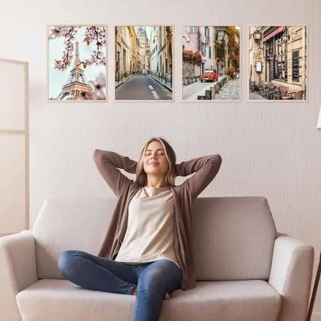ALAYRA Paris Wall Art Posters- Paris Room Decor - Unframed Set of 4 (8x10) 01 - Image 5