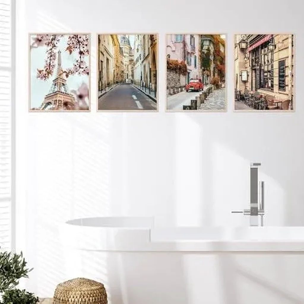 ALAYRA Paris Wall Art Posters- Paris Room Decor - Unframed Set of 4 (8x10) 01 - Image 6