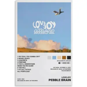 ALAYRA Pebble Brain Cd Lovejoy Canvas Poster Bedroom Decoration Landscape Office Valentine's Birthday Gift Unframe-style12x18inch(30x45cm) 01