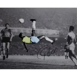 ALAYRA Pele Brazil Soccer Legend Signed Photo Autograph Print Wall Art Home Decor 01