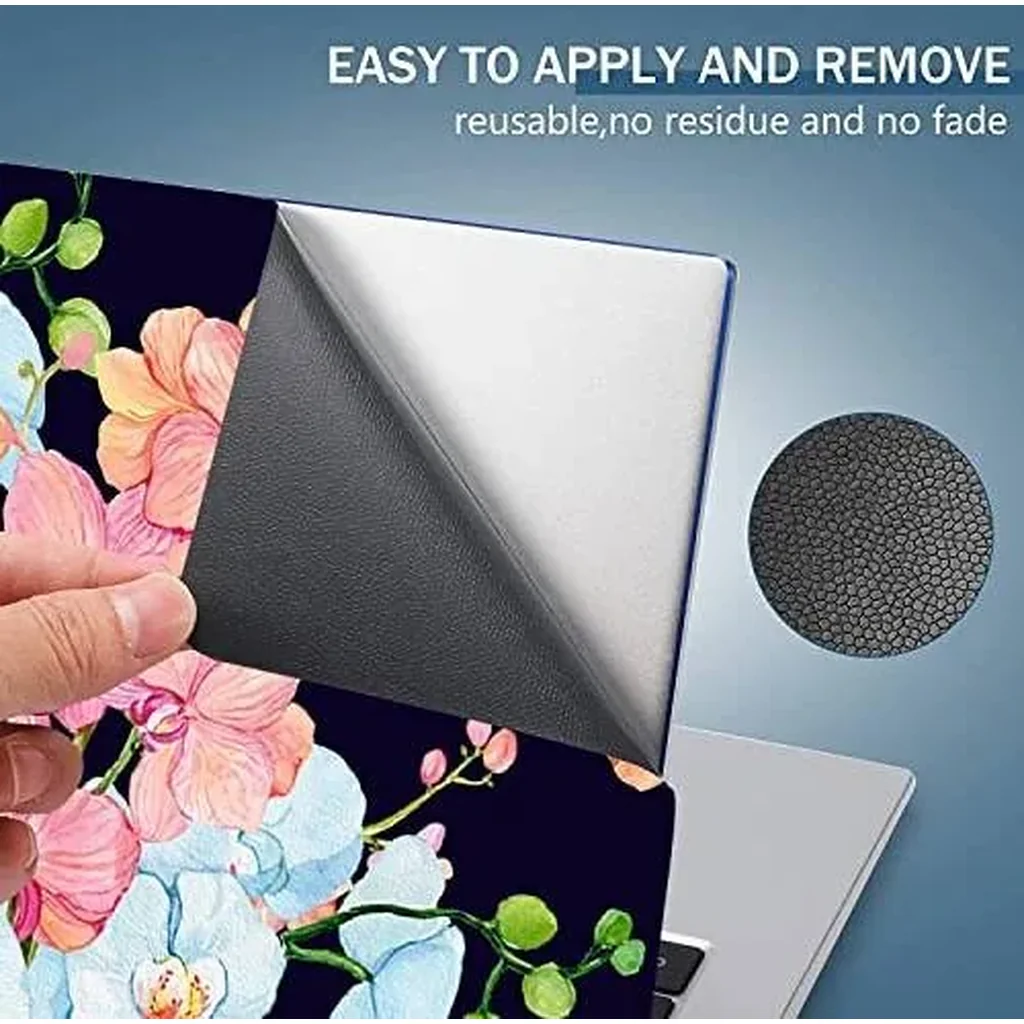 ALAYRA Personalized Laptop Skin Sticker 12.1 13 13.3 14 15 15.4 15.6 Inches Universal Netbook Skin Sticker Reusable Notebook PC Art Protector , Bird & Nice Flower 01 - Image 3