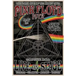 ALAYRA Pink Floyd Poster Music Album Posters Aesthetics Room HD Print Canvas Wall Art Home Decor 12x18 inch Unframed 01