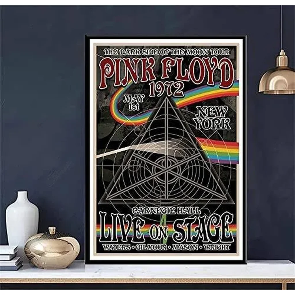 ALAYRA Pink Floyd Poster Music Album Posters Aesthetics Room HD Print Canvas Wall Art Home Decor 12x18 inch Unframed 01 - Image 2