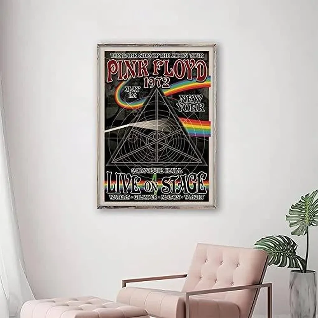 ALAYRA Pink Floyd Poster Music Album Posters Aesthetics Room HD Print Canvas Wall Art Home Decor 12x18 inch Unframed 01 - Image 3