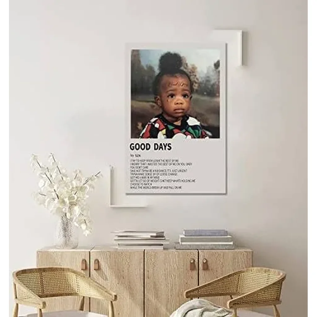 ALAYRA Poster Good Days Music Album Cover Posters Canvas Poster Art Deco for Living Room Office Decoration Poster 12"x 18" Unframe 01 - Image 2