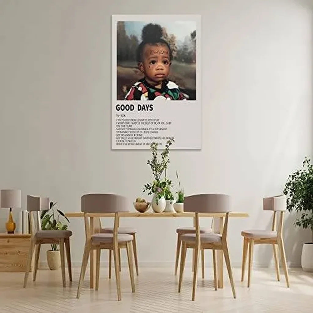 ALAYRA Poster Good Days Music Album Cover Posters Canvas Poster Art Deco for Living Room Office Decoration Poster 12"x 18" Unframe 01 - Image 3