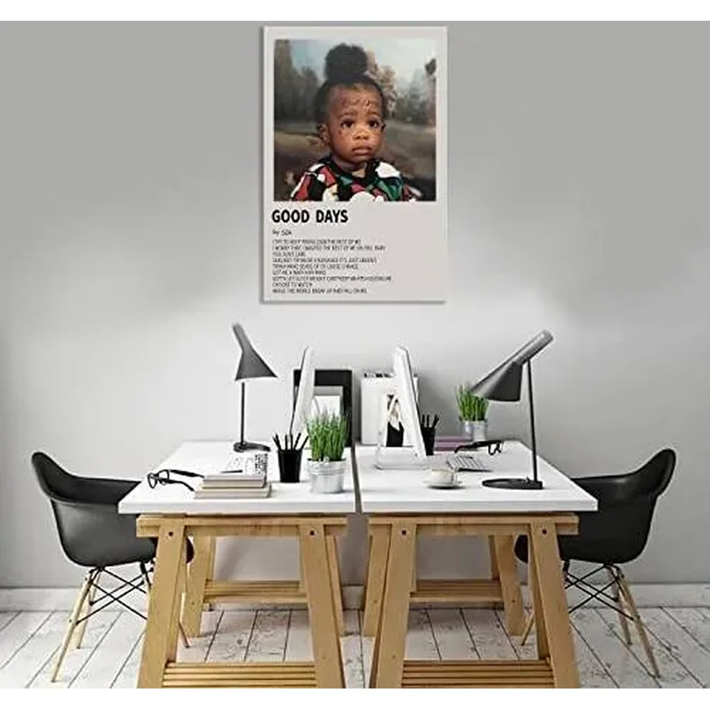 ALAYRA Poster Good Days Music Album Cover Posters Canvas Poster Art Deco for Living Room Office Decoration Poster 12"x 18" Unframe 01 - Image 5