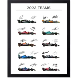 ALAYRA Poster Master 2023 Car Racing Poster - Race Car Print - Sports Car Racing Art - Gift for Men, Women & Car Enthusiast - Great Wall Decor for Garage, Living Room or Office - 11x14 UNFRAMED Wall A