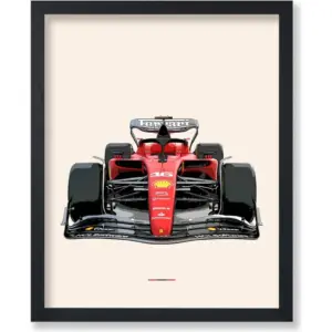 ALAYRA Poster Master Luxury Sports Car Poster - Italian Race Car Print - Sports Art - Car Racing Art - Gift for Him, Her & Car Enthusiast - Minimal Decor for Garage, Dorm or Office - 11x14 UNFRAMED Wa