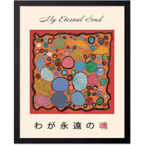 ALAYRA Poster Master Vintage Yayoi KUAEma Poster - My Eternal Soul Print - Abstract Art - Japanese Wall Art - Gift for Men & Women - Pop Art Decor for Office, Bedroom or Living Room - 8x10 UNFRAMED Wa