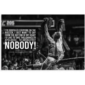 ALAYRA Poster Print Signed Fight Posters with Quote Canavs For Boys Room Unframe-style 12x18inch(30x45cm) 02