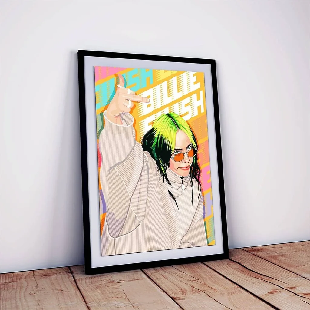ALAYRA Poster With Frame For Room and Office HD Print Quality (Multicolour, 12 X 18 inch, Framed) 01