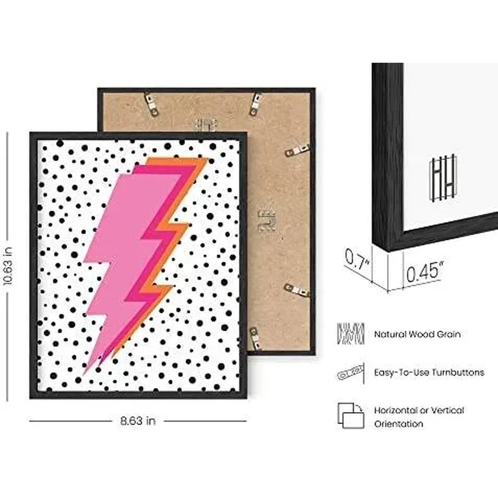ALAYRA Preppy Pictures for Wall - Set of 6 Pink Aesthetic Posters, Dorm Room Decor for College Girls, Bedroom Wall Art, Cute Unframed 8x10 01 - Image 2