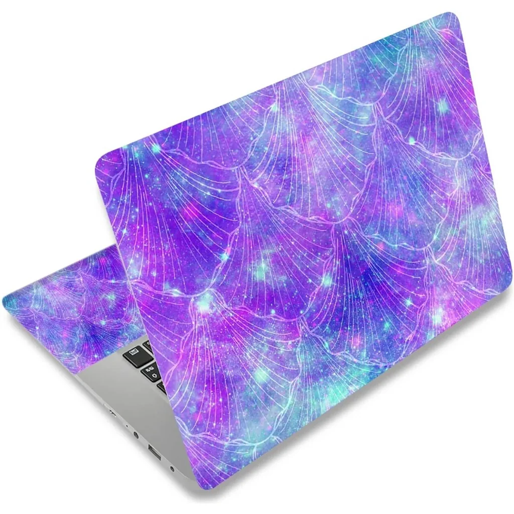 ALAYRA Purple Shell 11.6 13 13.3 14 15 15.6 inches Netbook Laptop Skin Sticker Reusable Protector Cover Case for Laptop Notebook FY-NEK-17 01