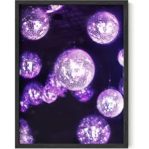 ALAYRA Purple Wall Art & Purple Pictures Wall Decor - Purple Room Decor Aesthetic Wall Pictures for Bedroom Aesthetic Purple Wall Decor for Bedroom Teen Girl Aesthetic Wall Decor UNFRAMED 12x16 01
