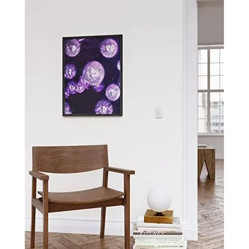ALAYRA Purple Wall Art & Purple Pictures Wall Decor - Purple Room Decor Aesthetic Wall Pictures for Bedroom Aesthetic Purple Wall Decor for Bedroom Teen Girl Aesthetic Wall Decor UNFRAMED 12x16 01 - Image 5