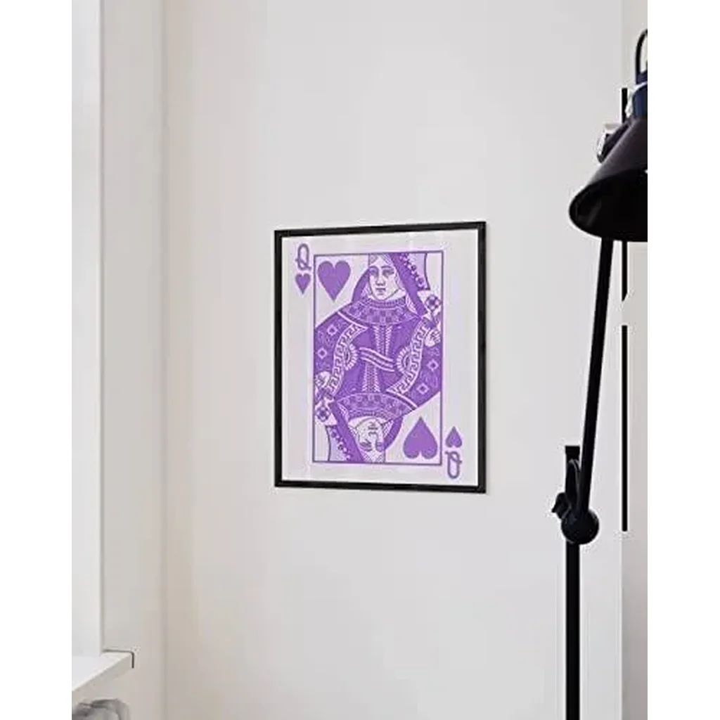 ALAYRA Purple Wall Decor Queen Poster - Queen of Hearts Purple Room Decor Aesthetic Posters for Teen Girls Room, Posters for Room Aesthetic 90s, Unframed 12" x 16" 01 - Image 3