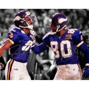 ALAYRA Randy Moss Cris Carter Signed Photo Autograph Print Wall Art Home Decor 01