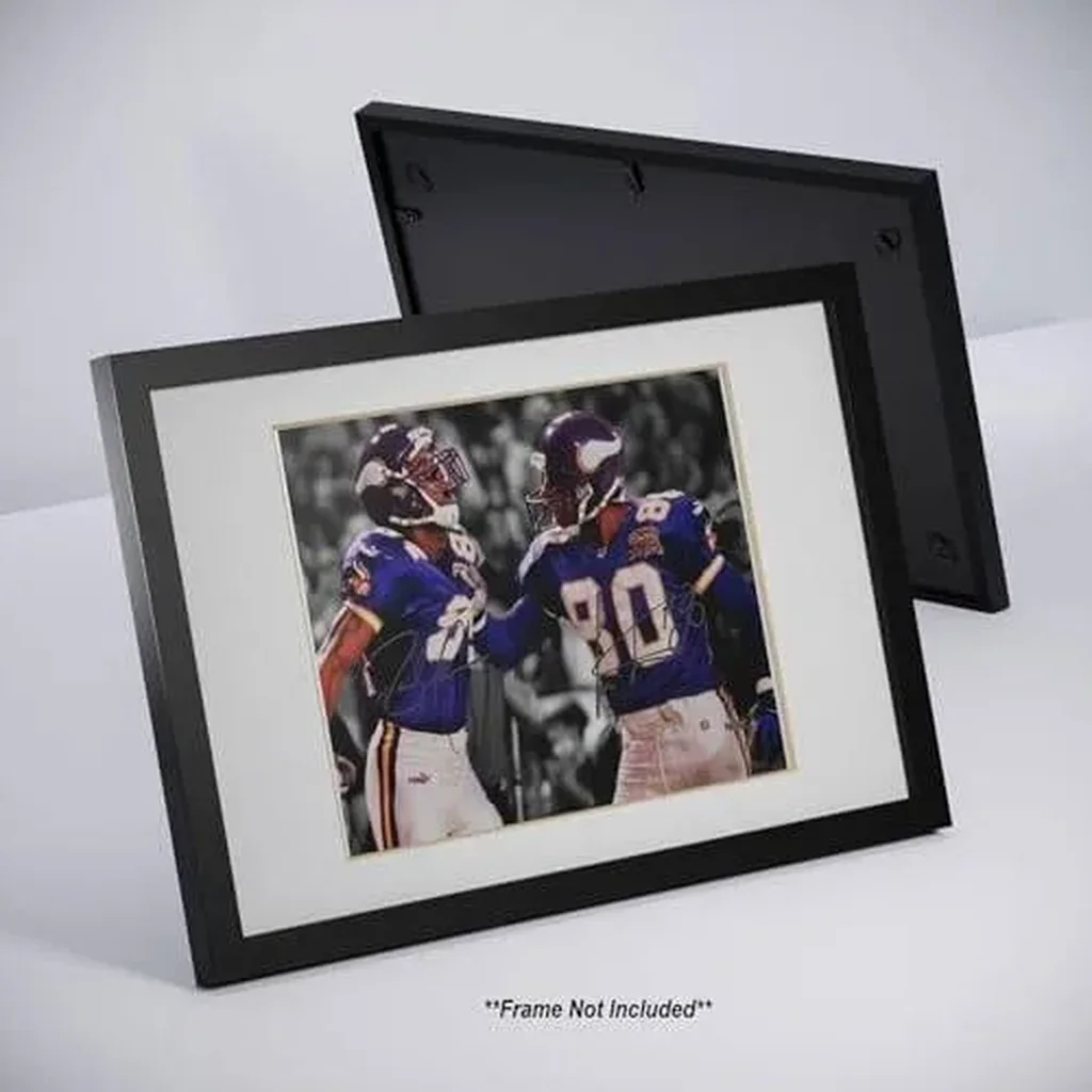 ALAYRA Randy Moss Cris Carter Signed Photo Autograph Print Wall Art Home Decor 01 - Image 2