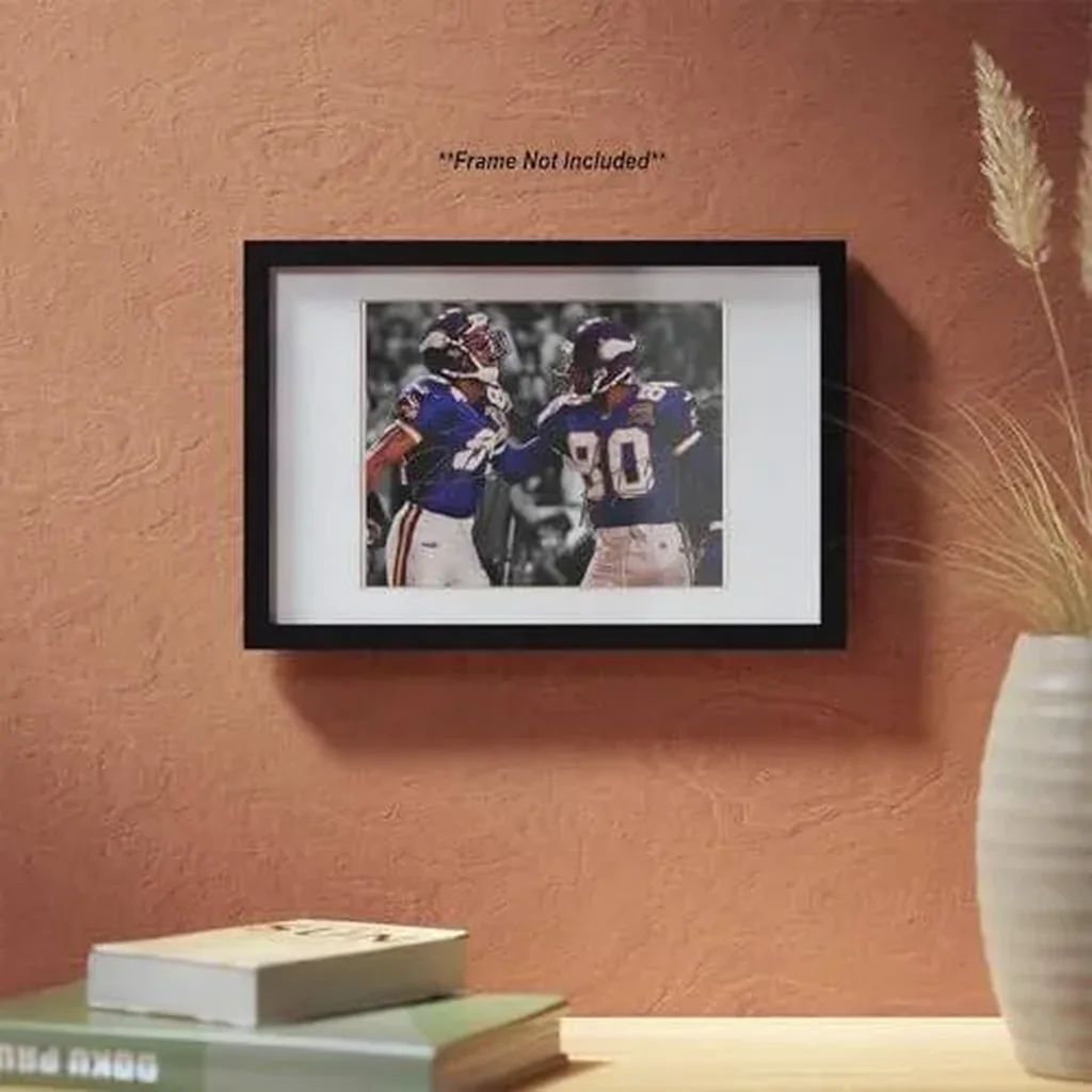 ALAYRA Randy Moss Cris Carter Signed Photo Autograph Print Wall Art Home Decor 01 - Image 3