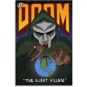 ALAYRA Rapper Doom Posters & Prints on Canvas Wall Art Poster For Room Decor Unframe 12x18inch(30x45cm) 01
