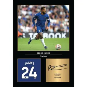 ALAYRA Reece Ja Signed A4 Printed Photo Picture Display Gift For Chelsea Fans Digitally Reproduced Signature Unframed 01