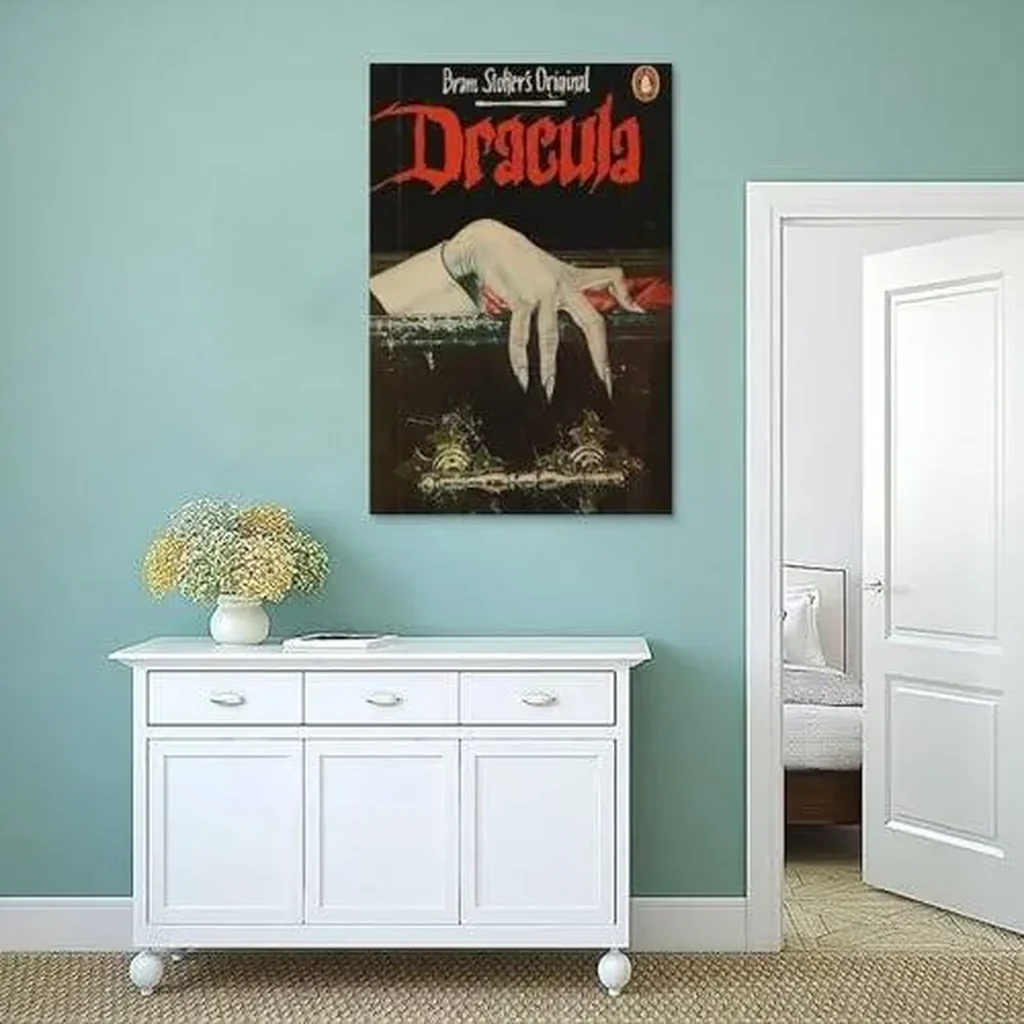 ALAYRA Retro Movie Bram Stoker Dracula Poster Canvas Posters for Room Aesthetic Decor GiftsUnframe-style 12x18inch(30x45cm) 01 - Image 3