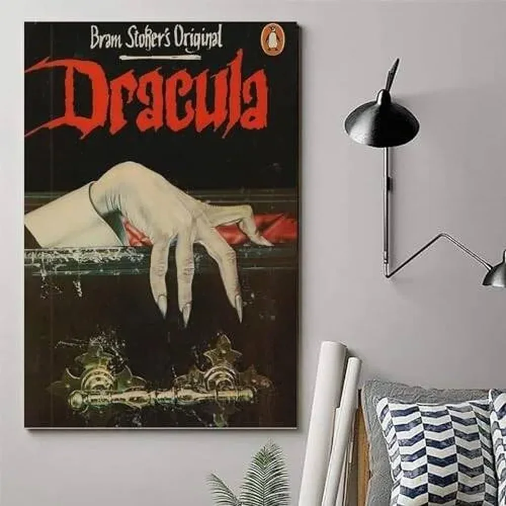 ALAYRA Retro Movie Bram Stoker Dracula Poster Canvas Posters for Room Aesthetic Decor GiftsUnframe-style 12x18inch(30x45cm) 01 - Image 5